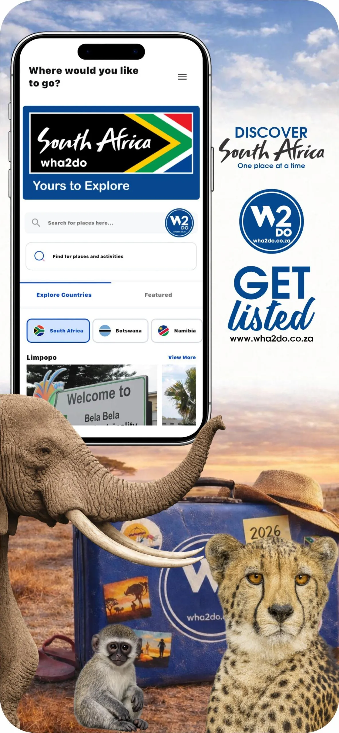 Wha2do App - Get Listed